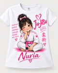Camiseta infantil menina Jiu-jitsu
