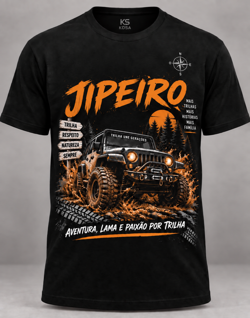 Camiseta masculina jipeiro